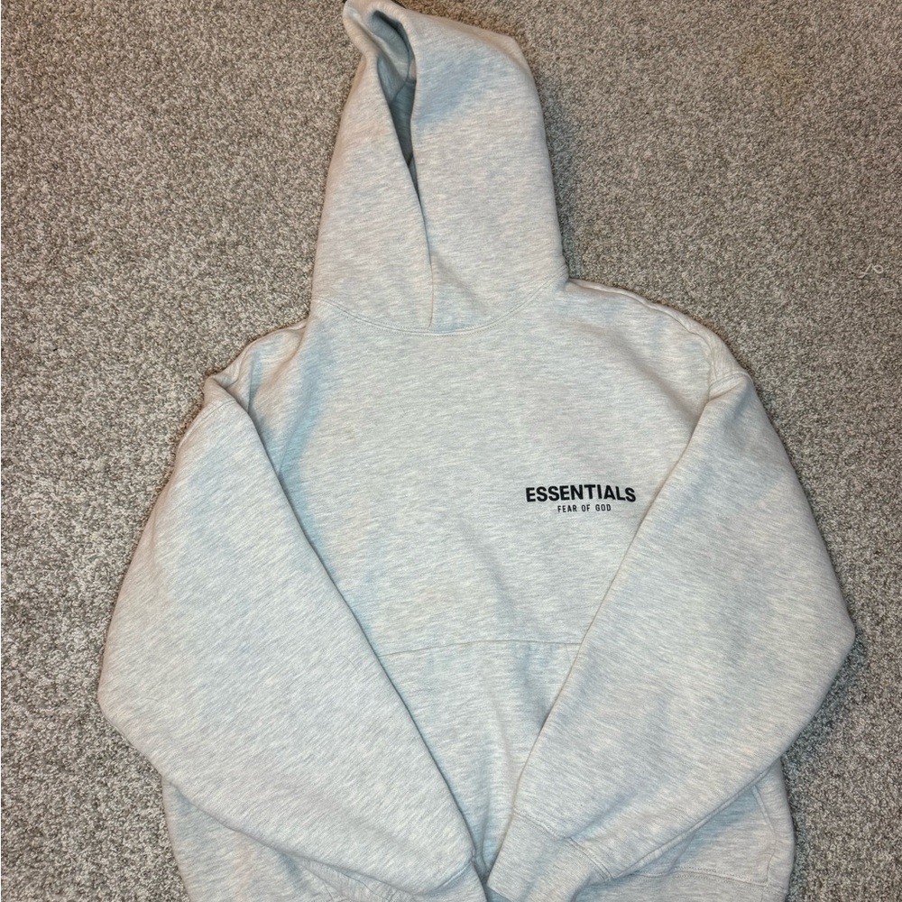 Essentials Light Gray Hoodie